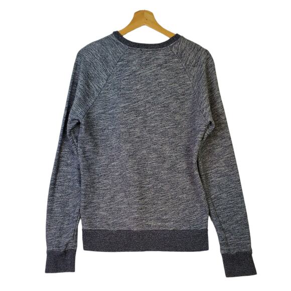 Everlane SZ S The Crew Pullover Marled Gray Sweatshirt Unisex - Picture 4 of 8
